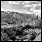 Beautiful valley in the Arjomand region