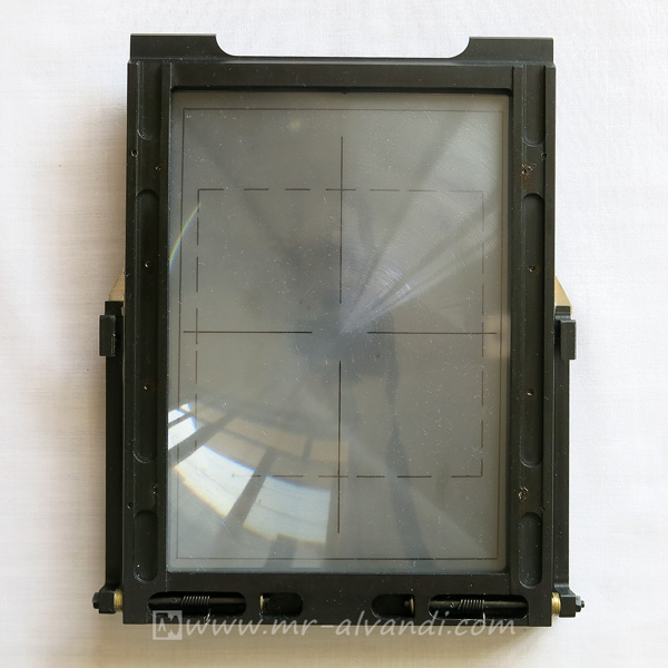 Panoral 57 camera groundglass frame