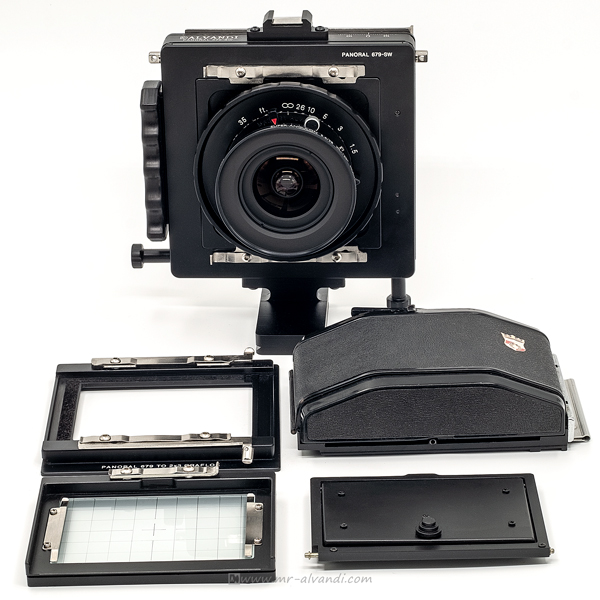 ALVANDI Panoral 679-SW or Panoral 679, 2x3 Graflok adapter and parts