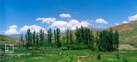 Panorama of Alamut region, پانوراما از منطقه الموت