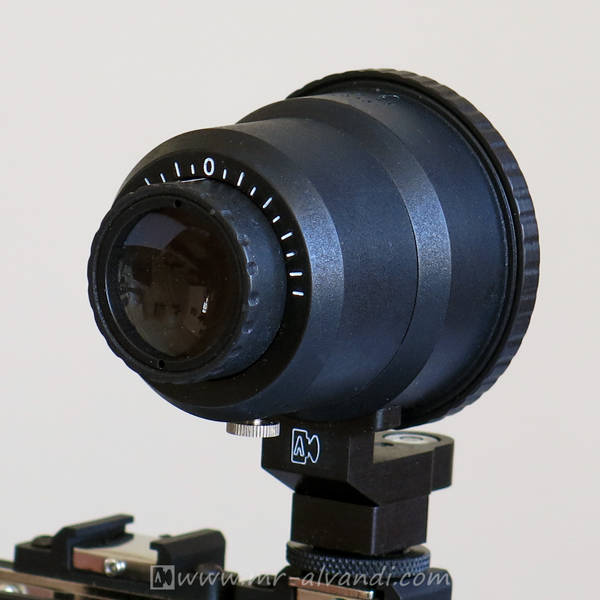 ALVANDI optical viewfinder with spirit level and diopter adjustment