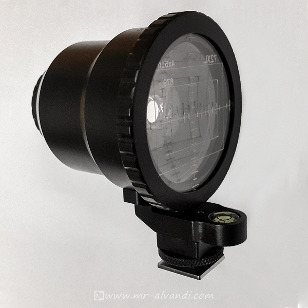 ALVANDI  optical viewfinder with spirit level right view