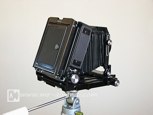 Toyo-Field 45A flatbed camera film base plane tilt